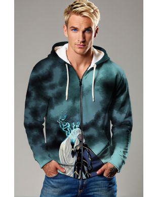 Ororo Munroe / Storm Zip-Up Hoodie - Goddess of the Weather