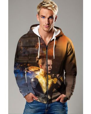 Negasonic Teenage Warhead Zip-Up Hoodie - Explosive 