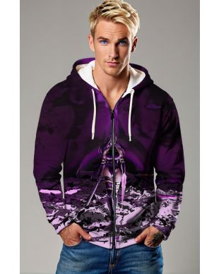 Psylocke (Betsy Braddock) Zip-Up Hoodie - Harness Your Psychic Power
