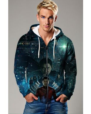 Shang-Chi Zip-Up Hoodie - Wear the Power of the Ten Rings